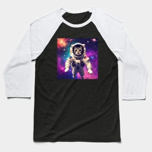 Space Cat Baseball T-Shirt